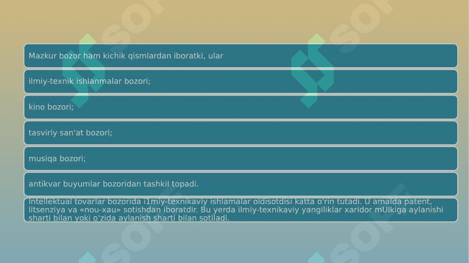 Moliyaviy bozorlar 8
