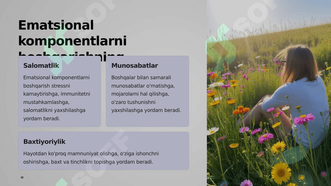 psixik holatlarning emotsional komponentlarini ongli boshqarish 4
