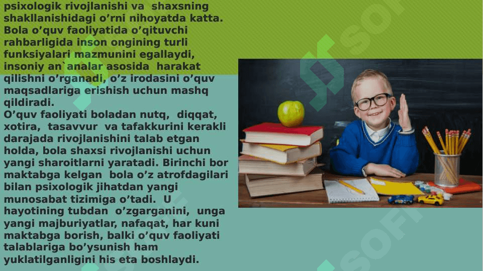 KICHIK MAKTAB YOSHI DAVRIDA PSIXIK RIVOJLANISH XUSUSIYATLARI 4