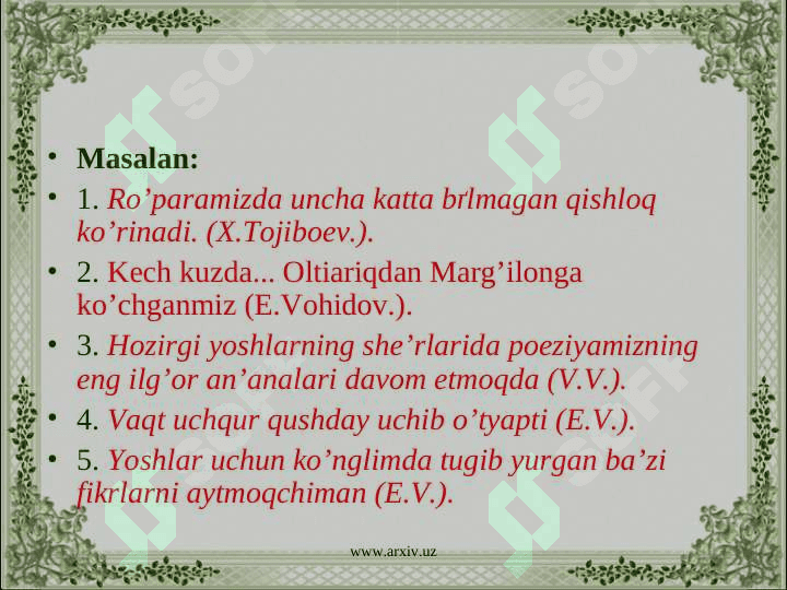 Fe’lning zamon kategoriyalari 4