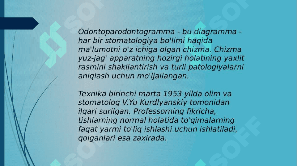 Odontoparodontogramma tahlili 2