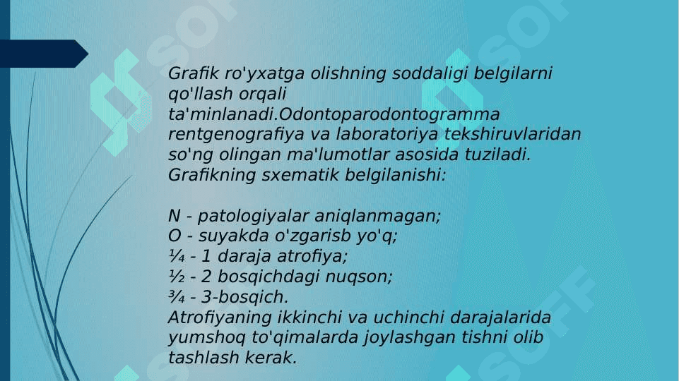 Odontoparodontogramma tahlili 4
