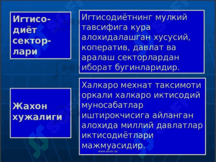 Миллий иктисодиёт ва унинг макро иктисодий ку́рсаткичлари 7