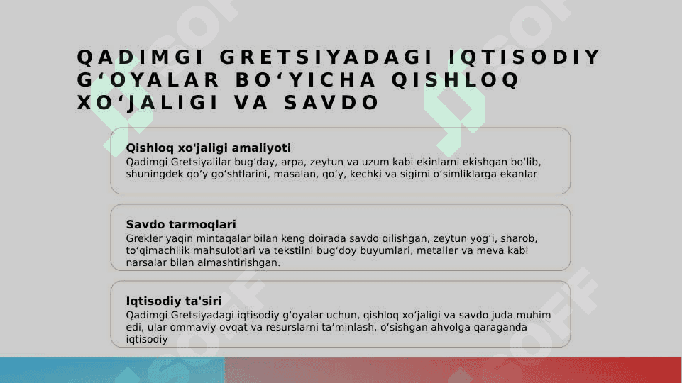 Qadimgi gretsiyadagi iqtisodiy gʻoyalar 3