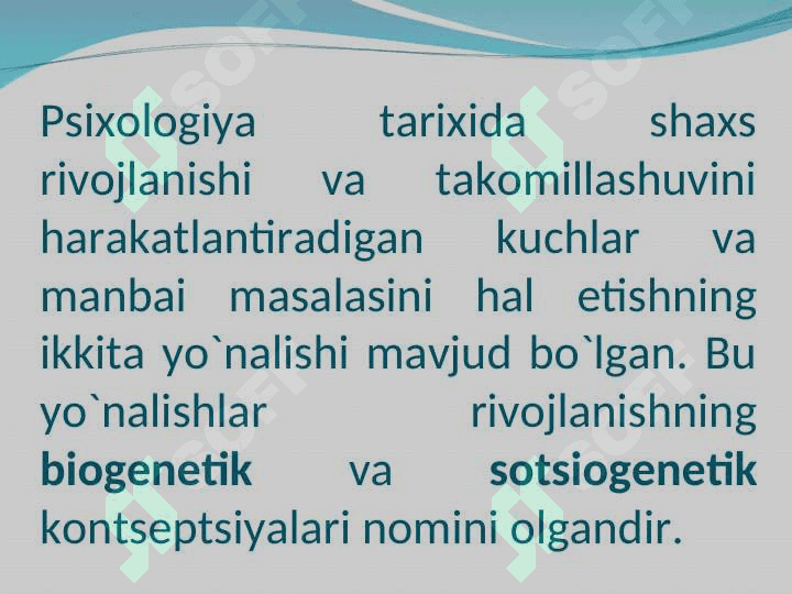 Shaxs va uning mohiyati, shaxs haqida tushuncha, shaxsni oʻrganishda turlicha yondashuvlar 8