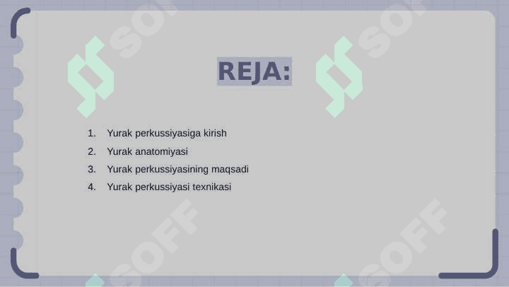 Yurak perkussiyasi 2