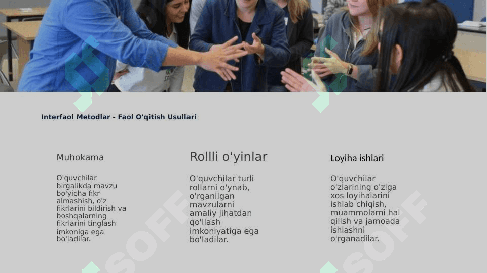 Interfaol Metodlarning Maqsadi va Vazifalari 2