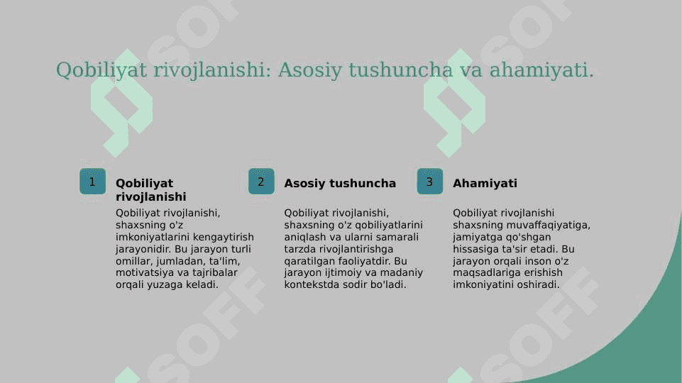 Qobiliyat rivojlanishiga tasir qiluvchi omillar 7