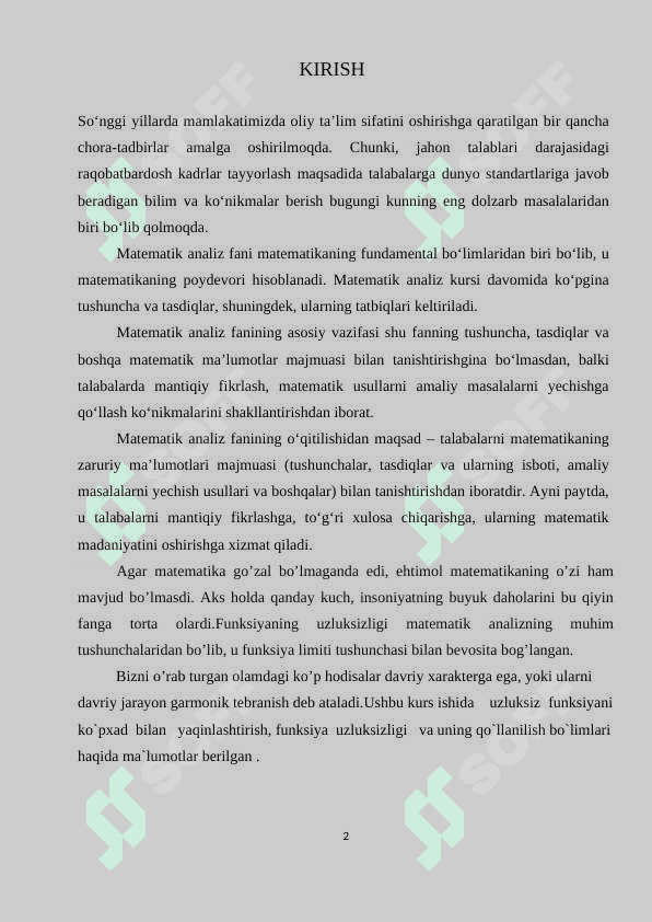 Uzluksiz funksiyani ko`p had bilan yaqinlashtrish 2