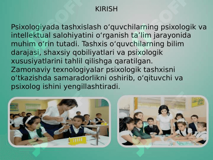 MAVZU TA'LIM OLUVCHILARNING BILIM, KO'NIKMA VA MALAKALARINI TASHXIS QILISHNING ZAMONAVIY USULLARI 3