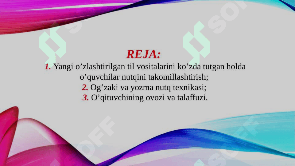 Oʻqituvchi nutqining toʻgʻriligi 2