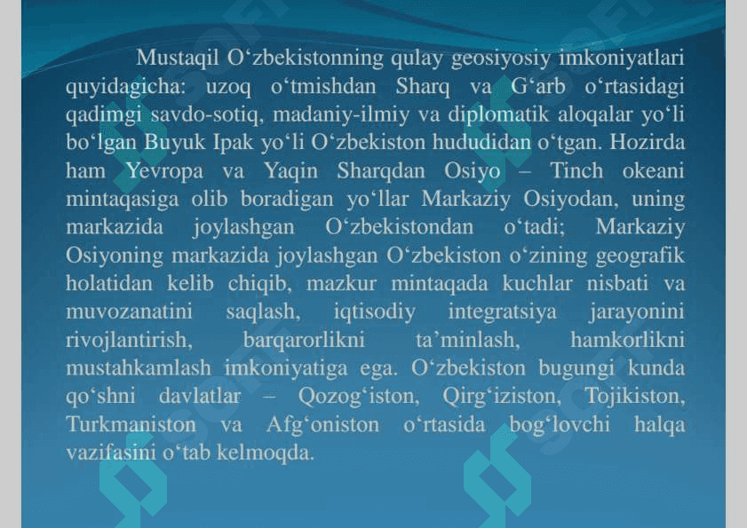 O'zbekiston va jahon hamjamiyati 3