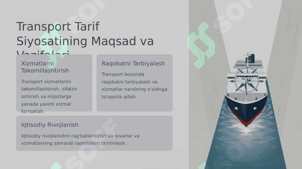 Transport tariflarini shakllantirish 4