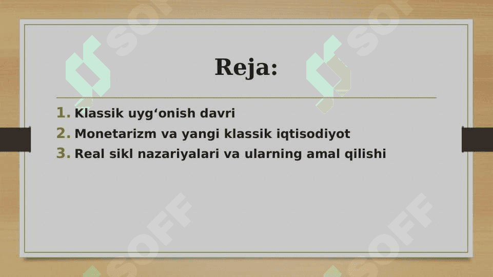 Klassik uyg'onish davri nazariyasi 2
