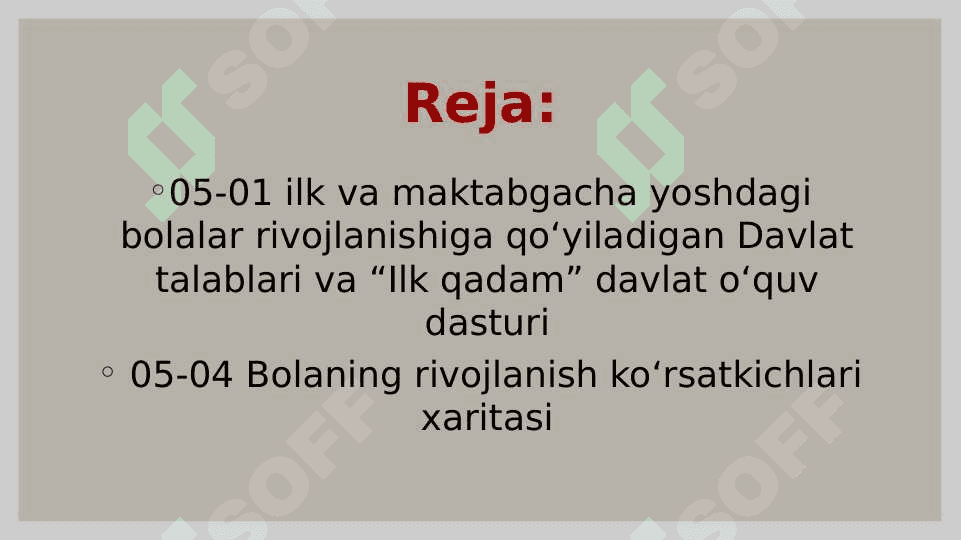 Maktabgacha yoshdagi bolalarning rivojlanishida "Ilk qadam " dasturining ahamyati. 2