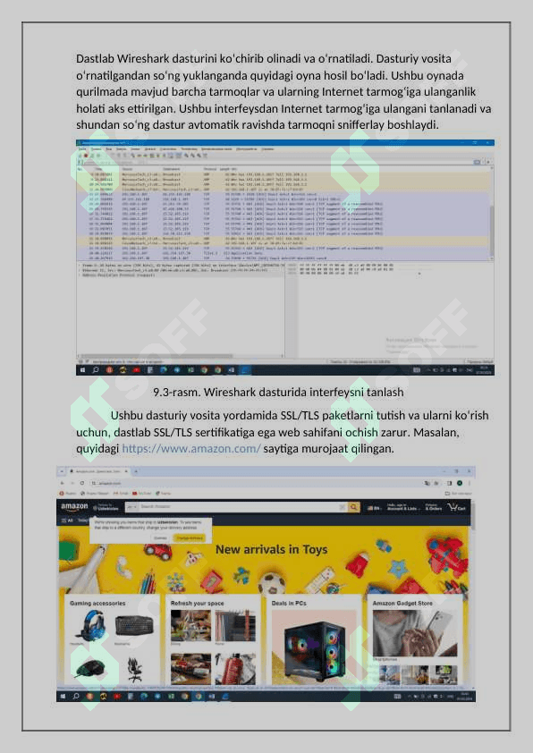 Wireshark ilovasi yordamida SSL paketini tahlili 4