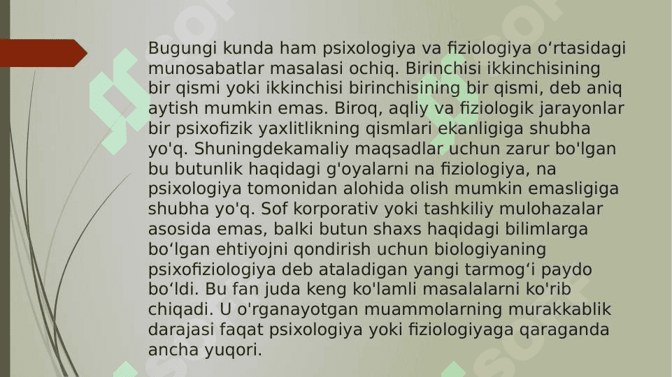 PSIXOFIZIOLOGIYA 4