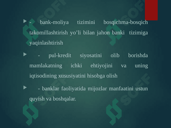 Rivojlanayotgan davlatlarning bank tizimi 3