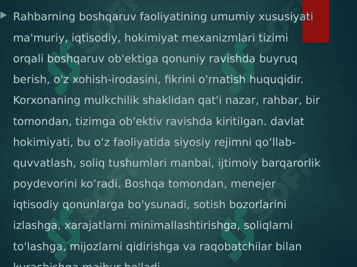 Boshqaruv qarorlarining boshqarish samaradorligiga ta'siri 2