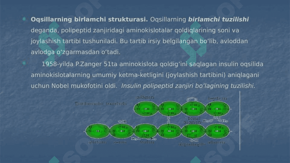 Oqsillar strukturasi 2