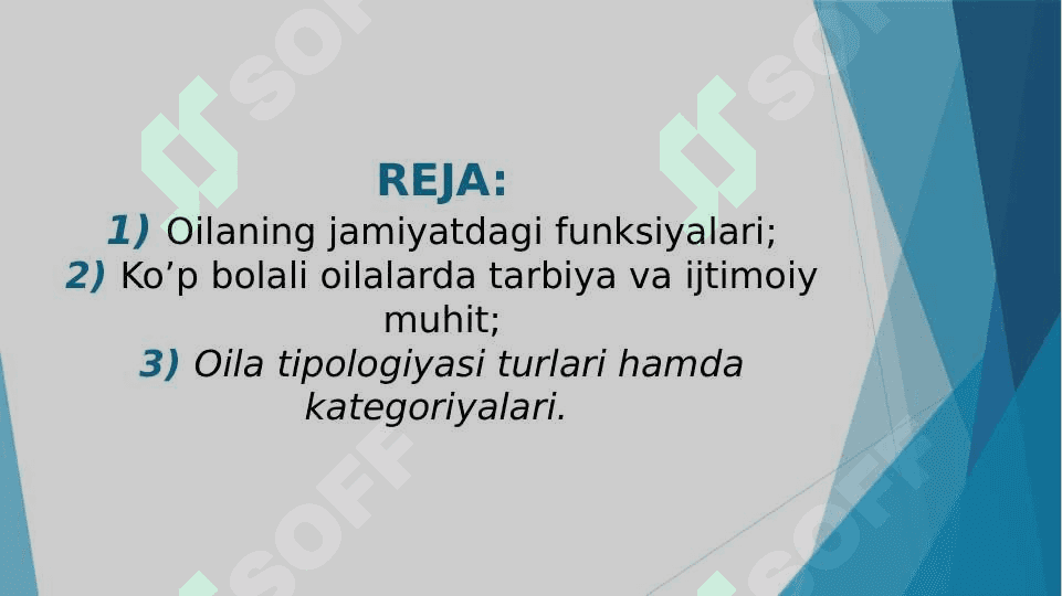 Oila tiplari va ijtimoiy funksiyalari 2
