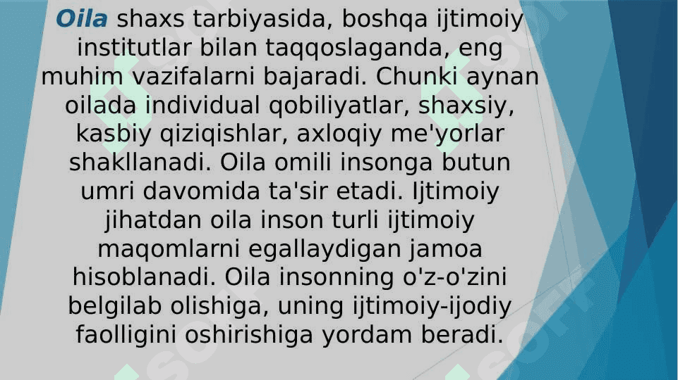 Oila tiplari va ijtimoiy funksiyalari 3