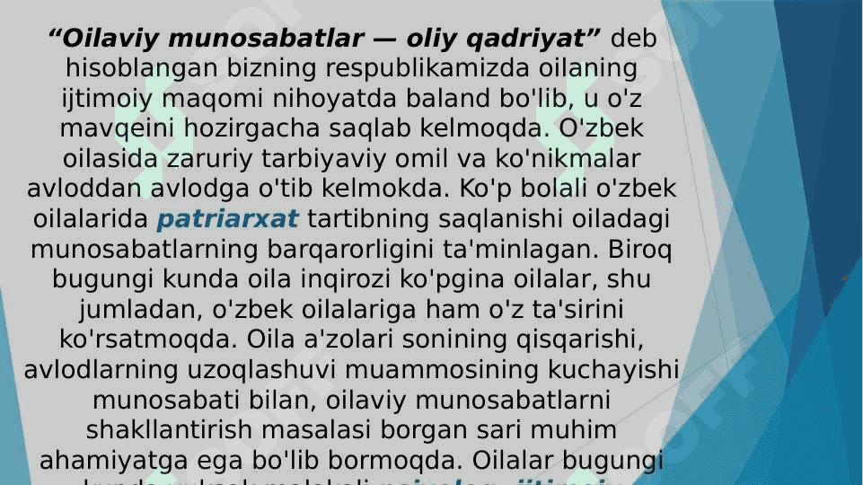 Oila tiplari va ijtimoiy funksiyalari 4