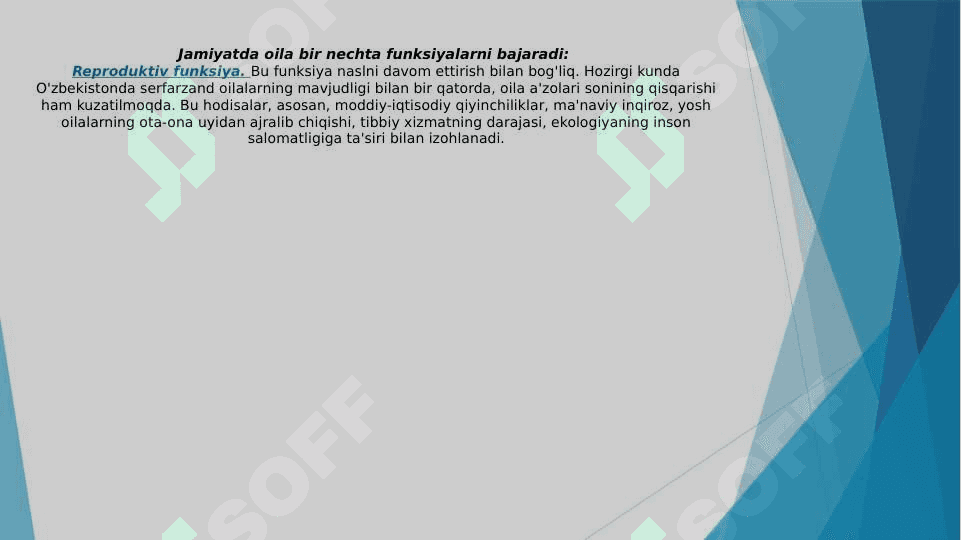 Oila tiplari va ijtimoiy funksiyalari 6