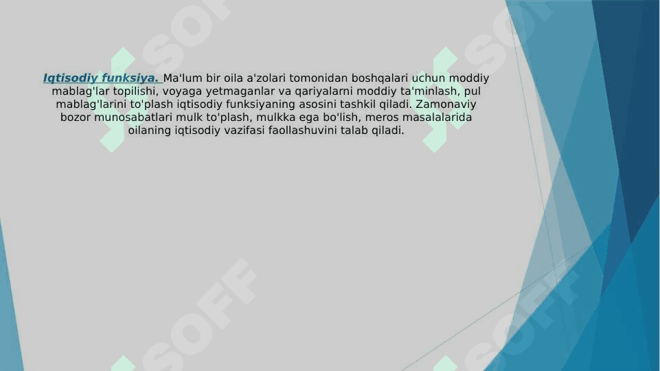 Oila tiplari va ijtimoiy funksiyalari 7