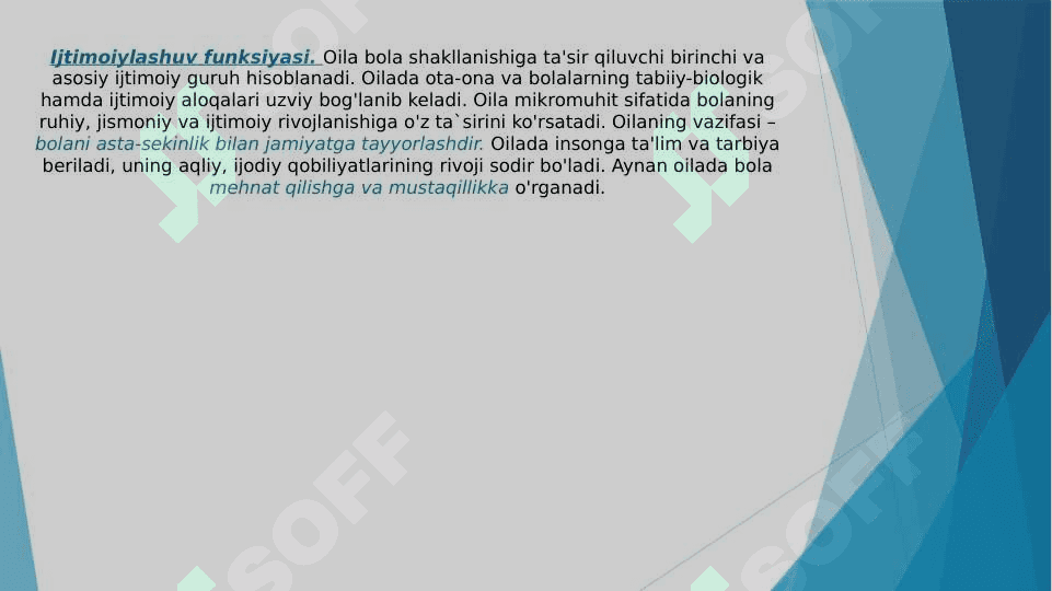 Oila tiplari va ijtimoiy funksiyalari 8