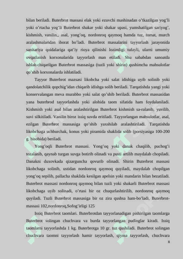 Buterbrotlar, issiq ichimliklar 8