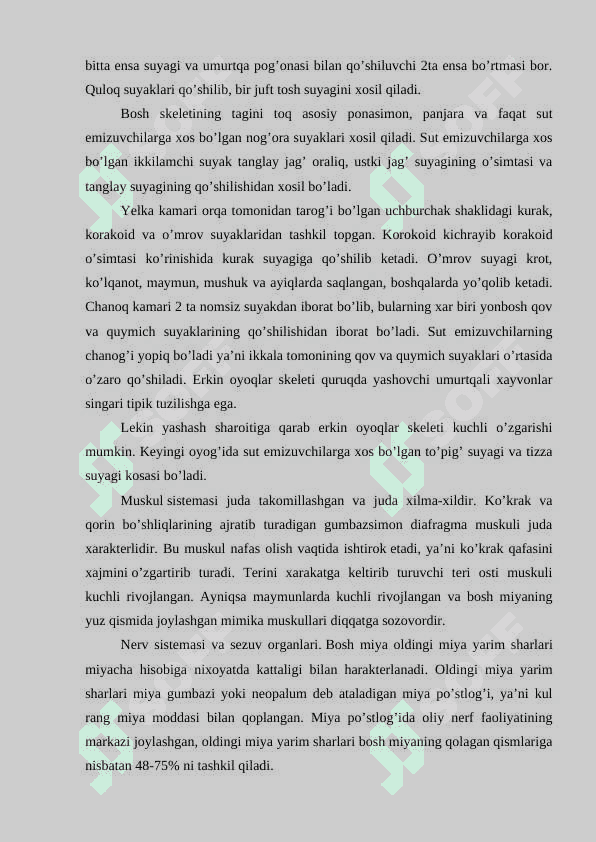 sut emizuvchilar sinfi ekologiyasi va evolyutsiyasi.docx 8