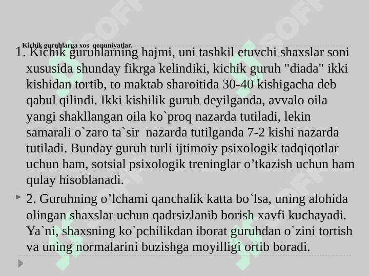 KICHIK GURUHLАR PSIXOLOGIYASI 5