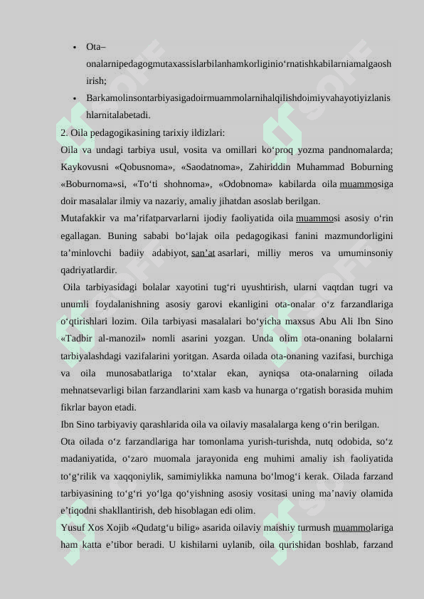 Oila pedagogikasining ilmiy tadqiqot metodlari 4