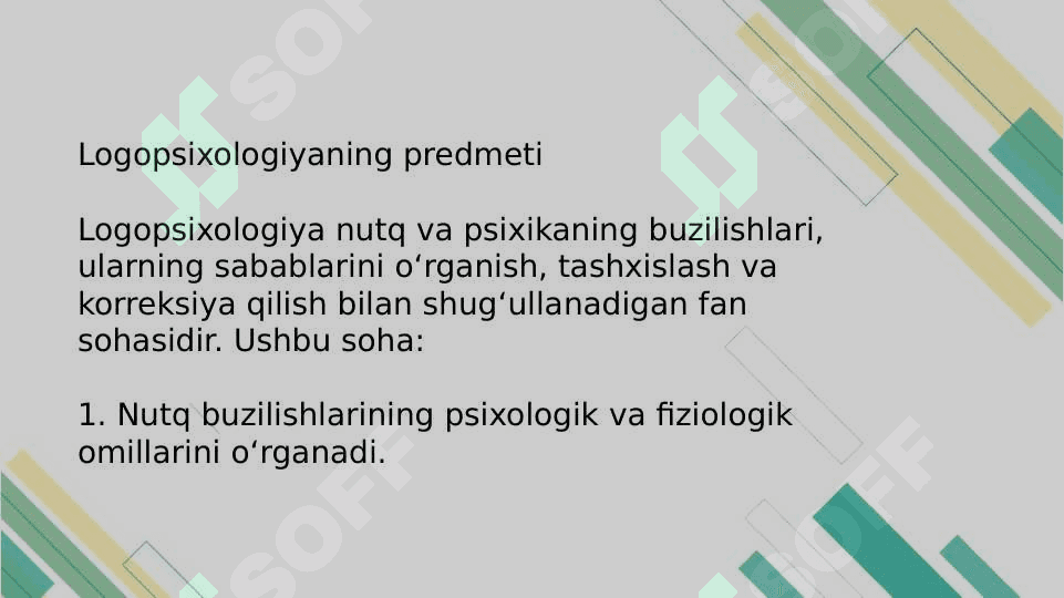Logopsixologiya va psixologik korreksiya metodlari fanining ilmiy nazariy asoslari 4