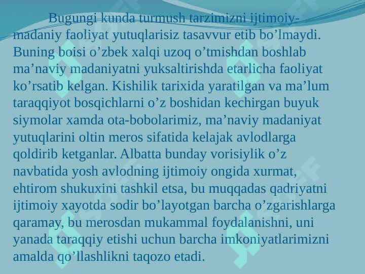 ETNОMADANIYAT FANI VA UNING TARIXIY-NAZARIY ASОSLARI. 3