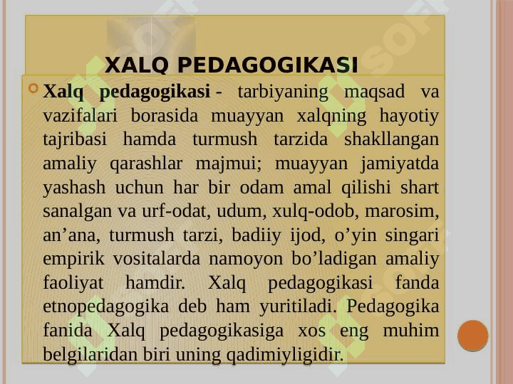 ETNOPEDAGOGIKA  VA MILLIY MA’NAVIYAT 8