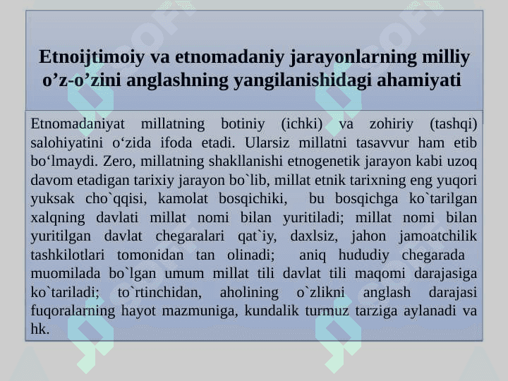 Yangilangan milliy о‘z-о‘zini anglash strukturasida etnomadaniy jarayonlar 2