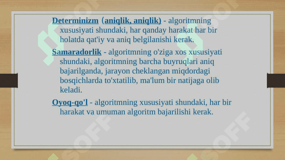 Algoritm tushunchasi 8