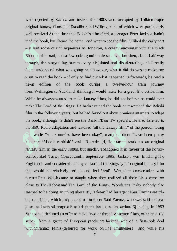 Philosophical problems in Tolkien's trilogy "The Lord of the Rings” 7