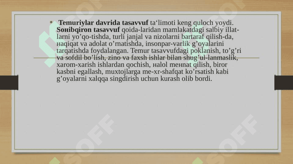Amir Temur va temuriylar davrida madaniy hayot 7