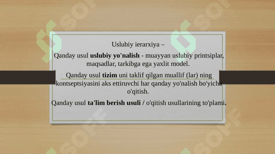 Chet tillarini o’qitish metodikalari 2