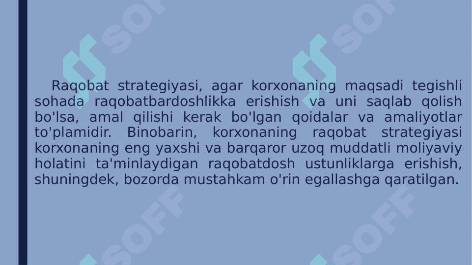 Raqobat strategiyasi 3