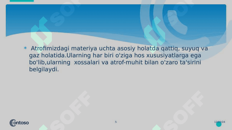 Molekulyar kinetik nazariya 5