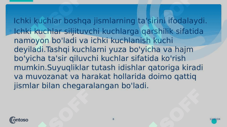 Molekulyar kinetik nazariya 8