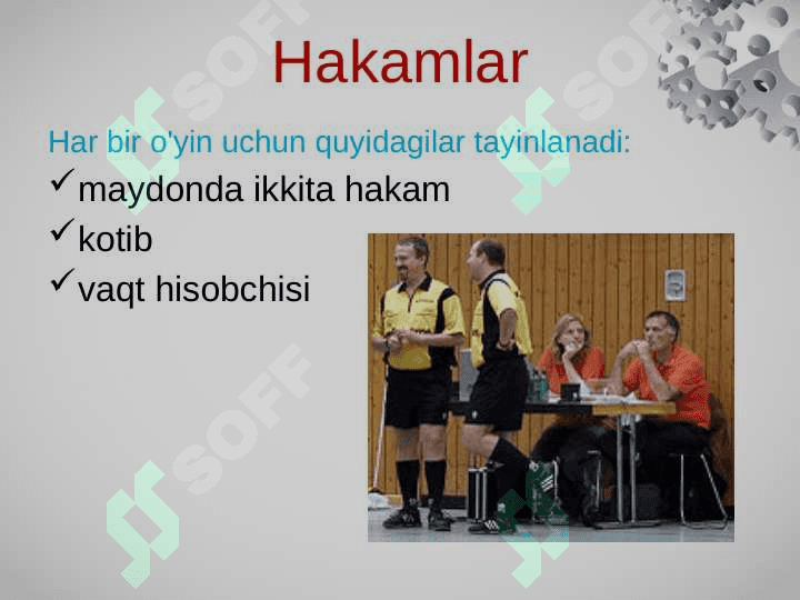 GANDBOL O'YINIDA HAKAMLIK 3