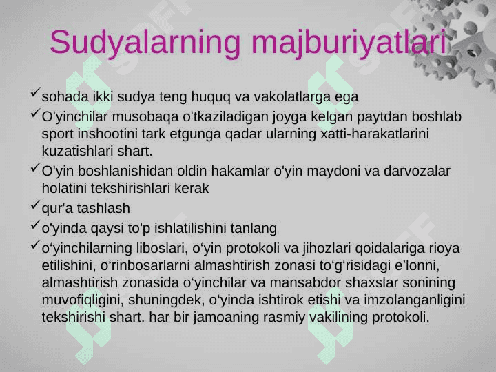 GANDBOL O'YINIDA HAKAMLIK 4