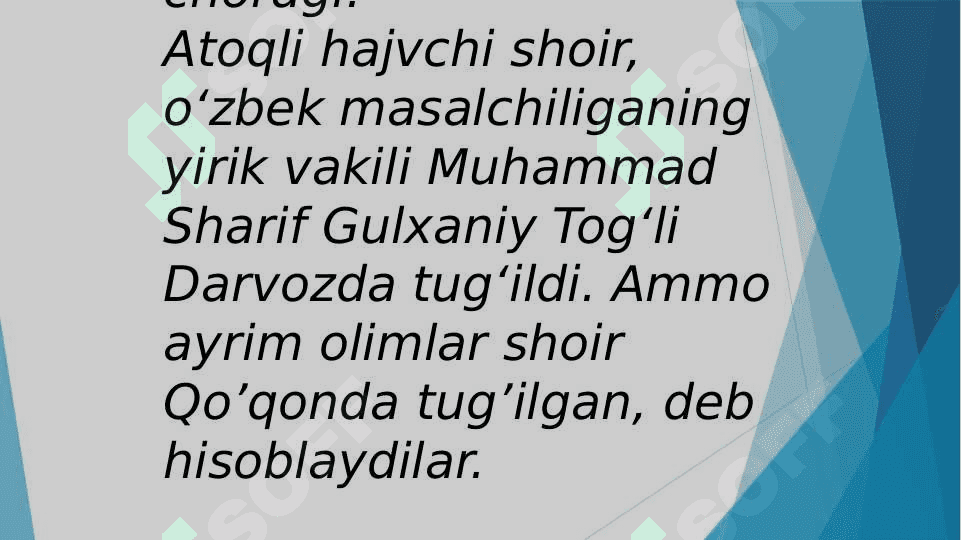 Gulxaniyning hayoti va ijodi 3