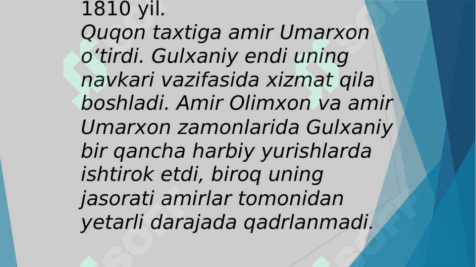 Gulxaniyning hayoti va ijodi 7
