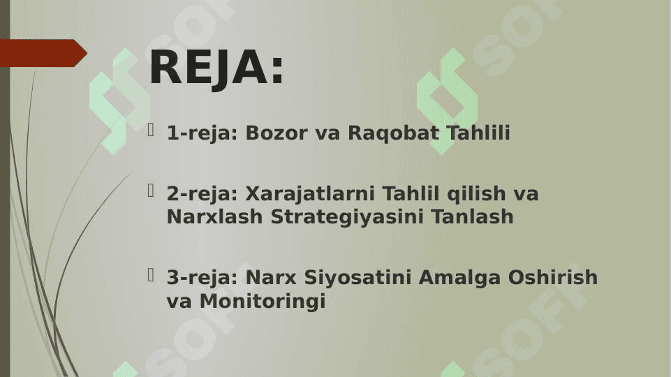 Korxonalarda narx shakllanish jarayonini boshqarish 2